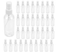 MAHIONG 50 Pack 50ml Spray Bottles, 1.7oz Clear Empty Plastic Perfume Atomiser Mist Bottles, Refillable Small Fine Mist Sprayers for Home, Travel, and Beauty Needs
