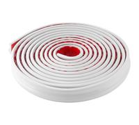 MAHIONG 5M Dado Rail Self Adhesive, White Peel and Stick Moulding, Wall Moulding Trim for Ceilings, Wall, Home DIY Decoration, Floor, 3.2cm x 1.1cm x 5m