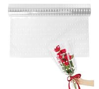 MAHIONG 80cm x 30m Cellophane Wrap, Cellophane Roll, Florist Cello Wrap for Gift Wrapping, Hamper Packaging, And Flor