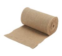 MAHIONG Hessian Roll, 20cm x 10m Hessian Table Runner, Burlap Fabric, Jute Fabric Roll for Crafting Wedding Party Table Decoration
