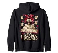 Mahj Mahjong Mah Jong Pun Bird Discards Rule Zip Hoodie