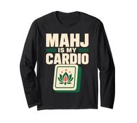 Mahjong American Mahjong Player Game Night Gift Long Sleeve T-Shirt