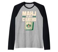 Mahjong American Mahjong Player Game Night Gift Raglan Baseball Tee