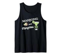 Mahjong and Margaritas Game Night Drinking Fun Tank Top