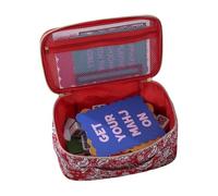 Mahjong Bag,9.84x6.69x3.94 Inches Print Mahjong Storage Bag With Zipper, Protable Large Capacity Tote Bags, Home, Living Room,hosting A Lively Game Night, Dorm, Parties