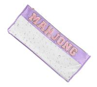 Mahjong Bag - Mahjong Tile Zippered Storage Bag - Clear Protective Organizer for Travel Studio Daily Competition Outdoor Party Teens Picnic Game Night Adults