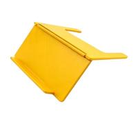 Mahjong Card Holder Foldable Design Under-Mat Slide-In Stand Wear Resist Space-Saving Angled Viewing Rack for Home Club Game Night Play Travel Daily (Yellow)