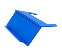Mahjong Card Holder Foldable Design Under-Mat Slide-In Stand Wear Resist Space-Saving Angled Viewing Rack for Home Club Game Night Play Travel Daily (Blue)
