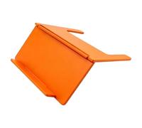 Mahjong Card Holder Foldable Design Under-Mat Slide-In Stand Wear Resist Space-Saving Angled Viewing Rack for Home Club Game Night Play Travel Daily (Orange)
