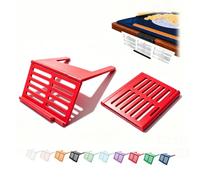 Mahjong Card Holder for Table, Foldable Under Mat Stand, American Mahjong