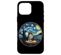 Mahjong Cat Painting Art, Tile Game Player, Mah Jong Case for iPhone 16 Pro Max