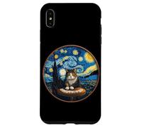 Mahjong Cat Painting Art, Tile Game Player, Mah Jong Case for iPhone XS Max