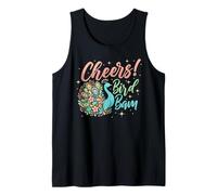 Mahjong Cheers Bird Bam, Tile Game Player, Mah Jong Tank Top