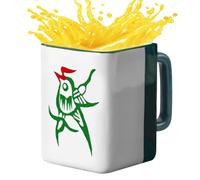 Mahjong Coffee Cup - 400ml Ceramic Mug Design, Novelty Theme Drinkware, Construction | Fun Beverage Container Gift for Men Women Friends Family Office Kitchen Home Work Travel Morning Routine