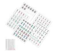 Mahjong Flash Cards | Classical Mah Jongg Accessories, Mahjong Card Learning Guide | for Men Women Boys Youth Teens Wife Husband Son Daughter Friends Family Gathering