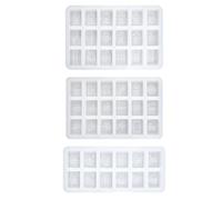 Mahjong Form Silicone, Harz Mahjong Shape, Builders Shaped Mahjong Tool Reusable Silicone Tile Set for Candle Candle