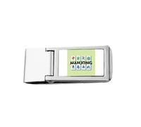 Mahjong frich Pheasant Slim Money Clip Stainless Holder Pocket Wallet
