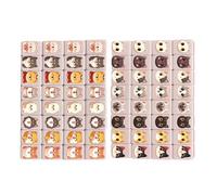 Mahjong Game,Portable Educational Development Toy - Mahjong Game Blocks Set,for Men Boys Girls Youth Teens Wife Husband Son Family Friends School Holidays Casual Gatherings