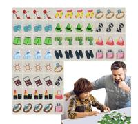 Mahjong Game Set - 144 Piece Traditional Tile Collection For Strategy Play, Engraved Resin Blocks With Wind And Dragon Suits, Party Entertainment, Portable Board Game For Family Gatherings And Holiday