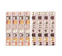 Mahjong Game Set - Interactive Tile Collection, Precision Engraved Pieces, Design, Traditional Tabletop Play | Family Entertainment Activity Wife Husband Son Daughter Friends Men Women B