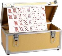 Mahjong Game Set - Newest Tile Game with Metal Anti-Collision Packaging, Wear-Resistant Design, Perfect for Poker and Mahjong Enthusiasts