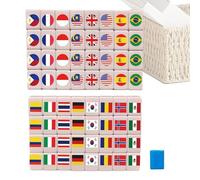 Mahjong Game Set | Portable Parent-child Interactive Toy | Family Mahjong Board Game - for Women Boys Girls Youth Teens Wife Husband Son Daughter Holidays Casual Gatherings Party