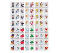 Mahjong Game - Tile Set, Compact Board Game | 24mm Portable Mahjong Game With Cute Design Feature, Interactive Travel Edition For Adults Kids Family Gathering Birthday Party Entertainment