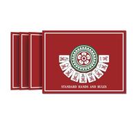 Mahjong Guide Cards, Instruction Table Set, Waterproof Rule Sheets, Game Helper Cards, for Men Women Family Friends Party Holiday Indoor Strategy Learning Entertainment Play Durable Portable Use