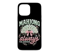 Mahjong Is Always The Answer, Tile Game Player, Mah Jong Case for iPhone 13 Pro Max