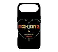 Mahjong Is How Friends Gather Social Game Night Retro Case for iPhone Air