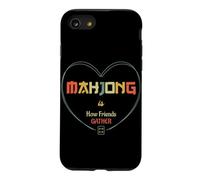 Mahjong Is How Friends Gather Social Game Night Retro Case for iPhone SE (2020) / 7/8