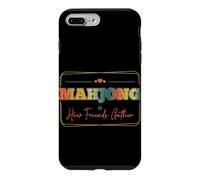 Mahjong Is How Friends Gather Social Game Night Vintage Case for iPhone 7 Plus/8 Plus
