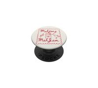 Mahjong Is MahJam My Jam Funny Tile Game Player Bird Bam PopSockets Adhesive PopGrip