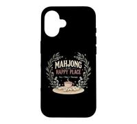 Mahjong Is My Happy Place Perfect Apparel for Game Lovers Case for iPhone 16