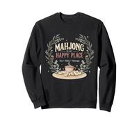 Mahjong Is My Happy Place Perfect Apparel for Game Lovers Sweatshirt