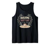 Mahjong is My Happy Place Perfect Apparel for Game Lovers Tank Top