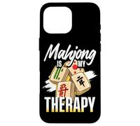 Mahjong Is My Therapy, Tile Game Player, Mah Jong Case for iPhone 16 Pro Max