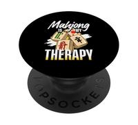 Mahjong Is My Therapy, Tile Game Player, Mah Jong PopSockets Adhesive PopGrip