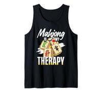 Mahjong is My Therapy, Tile Game Player, Mah Jong Tank Top