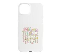 Mahjong Life Cute Floral Mahjong Graphic Case for iPhone 15 Plus