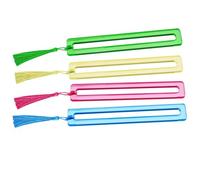 Mahjong Line Marker - Acrylic Strategy Accent, 4 Piece Tool with Classic Look, Resin Layer with Durable Build, Reader Styling Compact Feature, Game Supplies for Players, Beginners, Competitions, Party