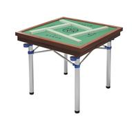 Mahjong Ma Jiang Table Desk - Folding Green Playing Surface Drawer Domino Poker Card Games 33 Inch Design