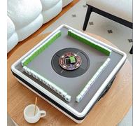 Mahjong Machine with Magnetic Tiles - Auto Shuffling Table for Chinese and Filipino Style - Mini Portable Design for Indoor and Outdoor Use