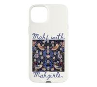 Mahjong Mahj with Mahgirls William Morris Strawberry Thief Case for iPhone 15 Plus
