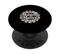 Mahjong Master Tile Circle Mahjong Lovers PopSockets Adhesive PopGrip