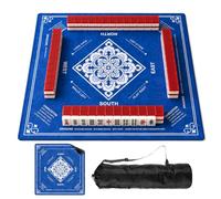 Mahjong Mat, 31.5"x31.5", Noise Reduction Non Slip, with Carrying Bag
