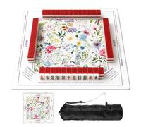 Mahjong Mat, 31.5"x31.5", Noise Reduction Non Slip, with Carrying Bag