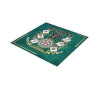 Mahjong Mat Anti-slip Table Mat Noise Reduction Mahjong for Poker Domino Card Games Square Playmat for Mah Jongg Tile(Green 70cm)
