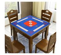 Mahjong Mat for Reduce The Noise Non-slip Board Game Table Pad Silence Waterproof Home Party Mah-Jong Protector Mahjong Mat(Blue,90x90cm)