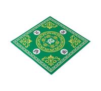 Mahjong Mat Mahjong Table Mat Foldable Anti-Slip Noise Reduction Cover for Board Games Home Decoration(Green 70cm)